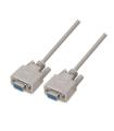 Aisens Cable Serie RS232 - DB9/H-DB9/H - 1.8m - Color Beige