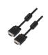 Aisens Cable SVGA con Ferrita - HDB15/Macho-HDB15/Macho - 20m - Color Negro