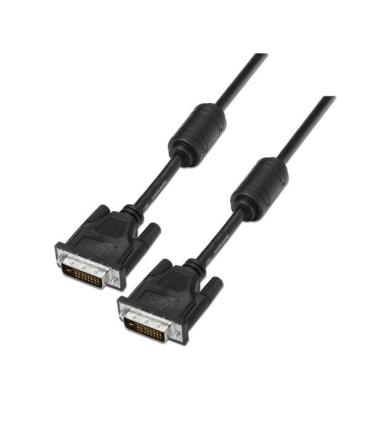 Aisens Cable DVI Dual Link 24+1 con Ferrita - DVI-D Macho a DVI-D Macho - 1.8m - (2560 x 1600) - Color Negro