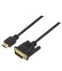 Aisens Cable DVI a HDMI - DVI18+1/Macho-HDMI A Macho - 1.8m - Full HD - Color Negro