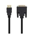 Aisens Cable DVI a HDMI - DVI18+1/Macho-HDMI A Macho - 3.0m - Color Negro