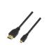 Aisens Cable Micro HDMI Alta Velocidad / HEC - A Macho-D/Macho - 1.8m - Compatibilidad 3D y Ethernet - Color Negro