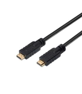 Aisens Cable HDMI V2.0 Premium Alta Velocidad/ HEC 4K@60HZ 18GBPS con Repetidor - A/M-A/M - 25m - Color Negro