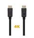 Aisens Cable Displayport V1.2 4K@60Hz - DP/M-DP/M - 1.0m - Color Negro
