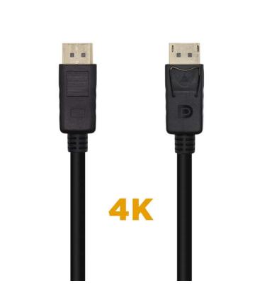 Aisens Cable Displayport V1.2 4K@60Hz - DP/M-DP/M - 1.0m - Color Negro