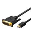 Aisens Cable Conversor Mini Displayport a DVI - Mini DP/M-DVI/M - 2.0M - Color Negro
