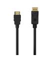 Aisens Cable Conversor DisplayPort a HDMI - DP/M-HDMI/M - 1.5M - Color Negro