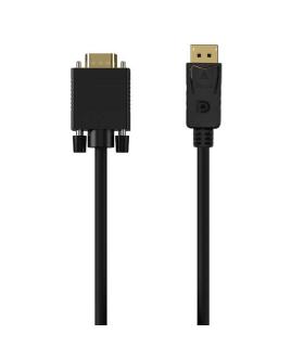 Aisens Cable Conversor DisplayPort a VGA - DP/M-VGA/M - 1.0M - Color Negro