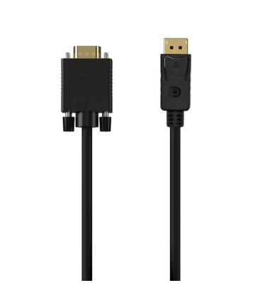 Aisens Cable Conversor DisplayPort a VGA - DP/M-VGA/M - 1.0M - Color Negro