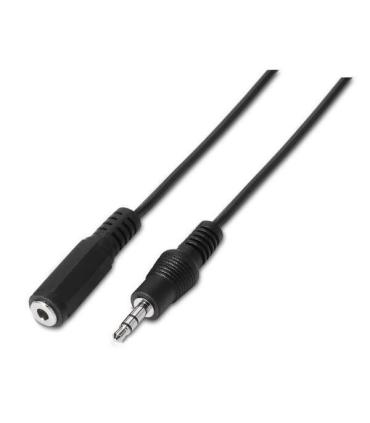 Aisens Cable Audio Estereo - JACK 3.5/M-JACK 3.5/H - 3.0m - Color Negro