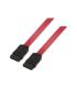Aisens Cable SATA III Datos 6G Datos - 0.5m para Disco Duro SATA I - II - III SSD - Color Rojo