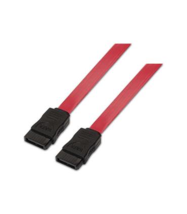 Aisens Cable SATA III Datos 6G Datos - 0.5m para Disco Duro SATA I - II - III SSD - Color Rojo