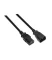 Aisens Cable Alimentacion CPU - C13/H-C14/M - 1.5m - 100% Cobre Puro AWG18 - Color Negro
