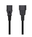 Aisens Cable Alimentacion CPU - C13/H-C14/M - 3.0m - 100% Cobre Puro AWG18 - Color Negro