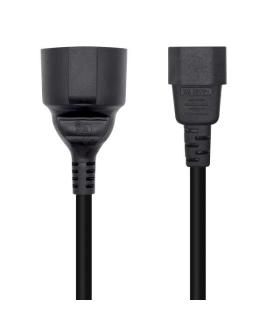 Aisens Cable Alimentacion 16A - C14/M A CEE7/H - 25cm - Color Negro
