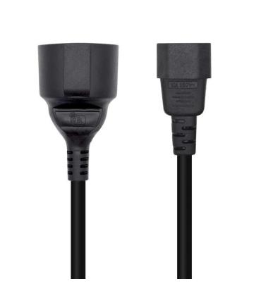 Aisens Cable Alimentacion 16A - C14/M A CEE7/H - 25cm - Color Negro