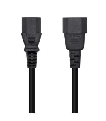 Aisens Cable Alimentacion CPU - C13/H-C14/M - 10m - 100% Cobre Puro AWG18 - Color Negro