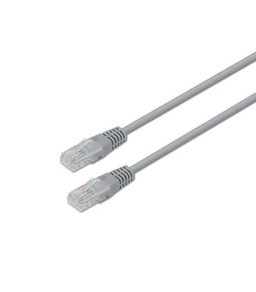 Aisens Cable de Red Latiguillo RJ45 Cat.6 UTP AWG24 - 10m - 10/100/1000 Mbit/s - Color Gris