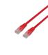 Aisens Cable de Red Latiguillo RJ45 Cat.6 UTP AWG24 - 0.5m - 10/100/1000 Mbit/s - Color Rojo