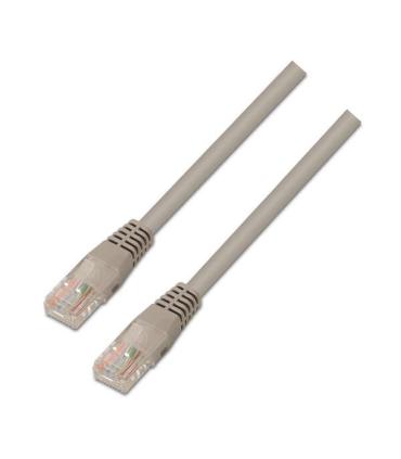 Aisens Cable de Red Latiguillo RJ45 LSZH Cat.6 UTP AWG24 - 5.0m - Libre de Halogenos - 10/100/1000 Mbit/s - Color Gris