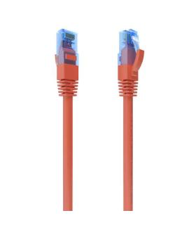 Aisens Cable de Red Latiguillo RJ45 Cat.6 UTP AWG26 CCA - 0.5m - Color Rojo