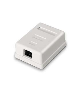Aisens Roseta de Superficie RJ45 Cat.6 FTP 1 Toma - Color Blanco