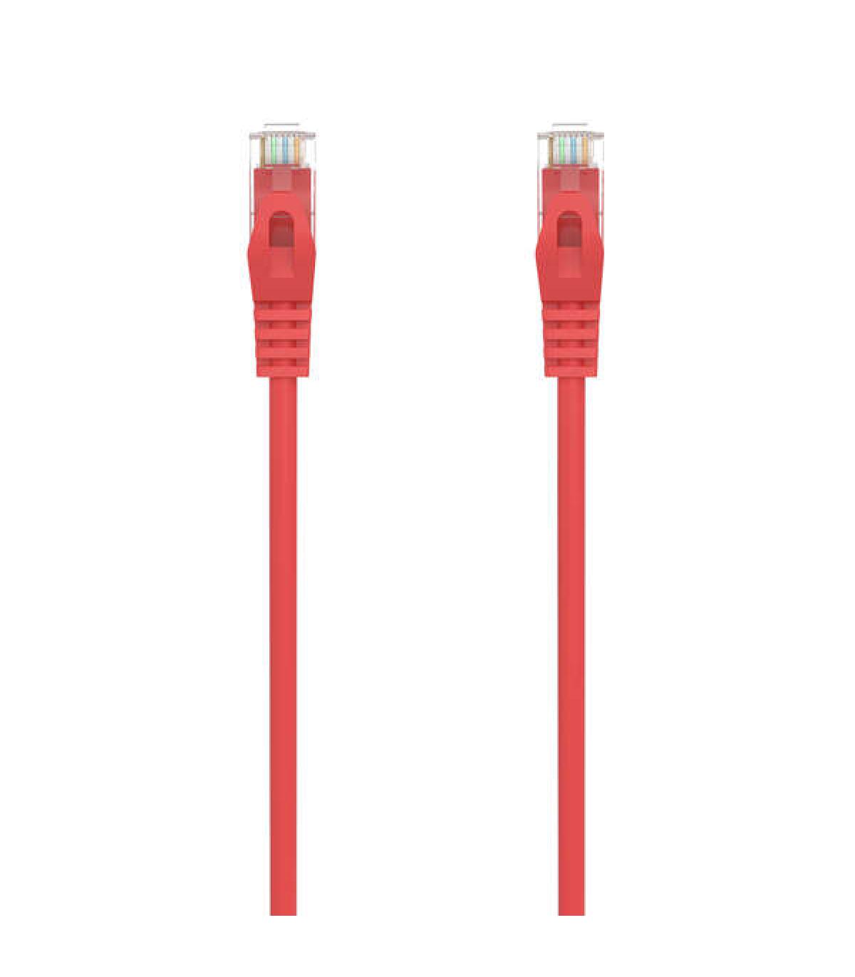 Aisens Cable de Red Latiguillo RJ45 LSZH CAT.6A 500 MHZ UTP AWG24 - 1.0M - Color Rojo