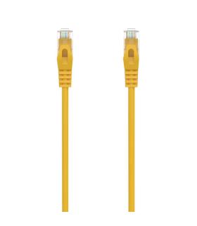 Aisens Cable de Red Latiguillo RJ45 LSZH CAT.6A 500 MHZ UTP AWG24 - 25CM - Color Amarillo