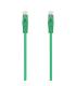 Aisens Cable de Red Latiguillo RJ45 LSZH CAT.6A 500 MHZ UTP AWG24 - 25CM - Color Verde