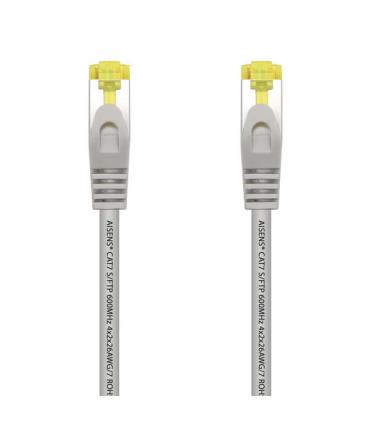 Aisens Cable de Red Latiguillo RJ45 LSZH Cat.7 600 Mhz S/FTP PIMF AWG26 - 5.0M - Color Gris