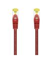 Aisens Cable de Red Latiguillo RJ45 LSZH Cat.7 600 MHz S/FTP PIMF AWG26 - 0.5M - Color Rojo