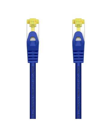 Aisens Cable de Red Latiguillo RJ45 LSZH Cat.7 600 MHz S/FTP PIMF AWG26 - 25cm - Color Azul