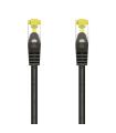 Aisens Cable de Red Latiguillo RJ45 LSZH Cat.7 600 MHz S/FTP PIMF AWG26 - 1.0M - Color Negro