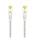 Aisens Cable de Red Latiguillo RJ45 LSZH Cat.7 600 MHz S/FTP PIMF AWG26 - 25cm - Color Blanco