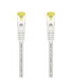 Aisens Cable de Red Latiguillo RJ45 LSZH Cat.7 600 MHz S/FTP PIMF AWG26 - 25cm - Color Blanco
