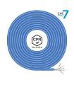 Aisens Cable de Red RJ45 LSZH CPR Dca CAT.7 600 MHZ S/FTP AWG23 - 500M - Color Azul