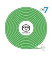 Aisens Cable de Red RJ45 LSZH CPR Cca CAT.7 600 MHZ S/FTP AWG23 - 305M - Color Verde