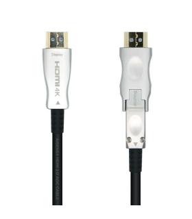 Aisens Cable HDMI V2.0 AOC (Active Optical Cable) Desmontable Premium Alta Velocidad / HEC 4K@60Hz 4:4:4 18Gbps - A/M-D/A/M - 15