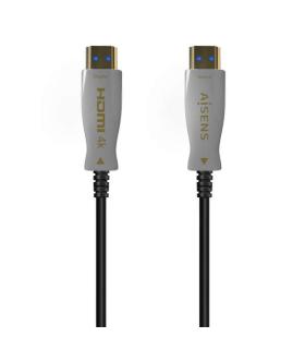 Aisens Cable HDMI V2.0 AOC Premium Alta Velocidad / HEC 4K@60Hz 4:4:4 18GBPS - A/M-A/M - 150m - Color Negro