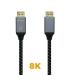 Aisens Cable Displayport V1.4 8K@60hz - DP/M-DP/M - 2.0m - Color Gris