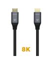Aisens Cable HDMI V2.1 Ultra Alta Velocidad 8K@60Hz 48Gbps - A/M-A/M - 1.5m - Color Negro