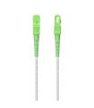 Aisens Cable Fibra Optica Latiguillo G657A2 3.0 9/125 SMF Simplex CPR Dca LSZH - SC/APC-SC/APC - 80m - Color Blanco