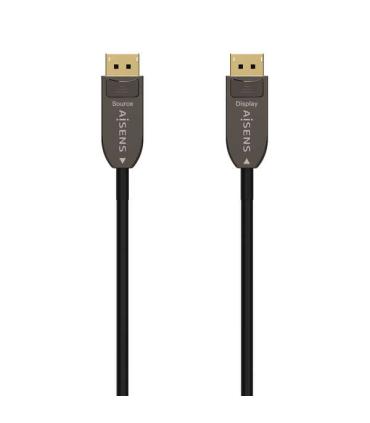 Aisens Cable DisplayPort AOC V1.4 8K@60HZ 4K@120Hz 4:4:4 32.4GBPS - DP/M-DP/M - 30M - Color Negro