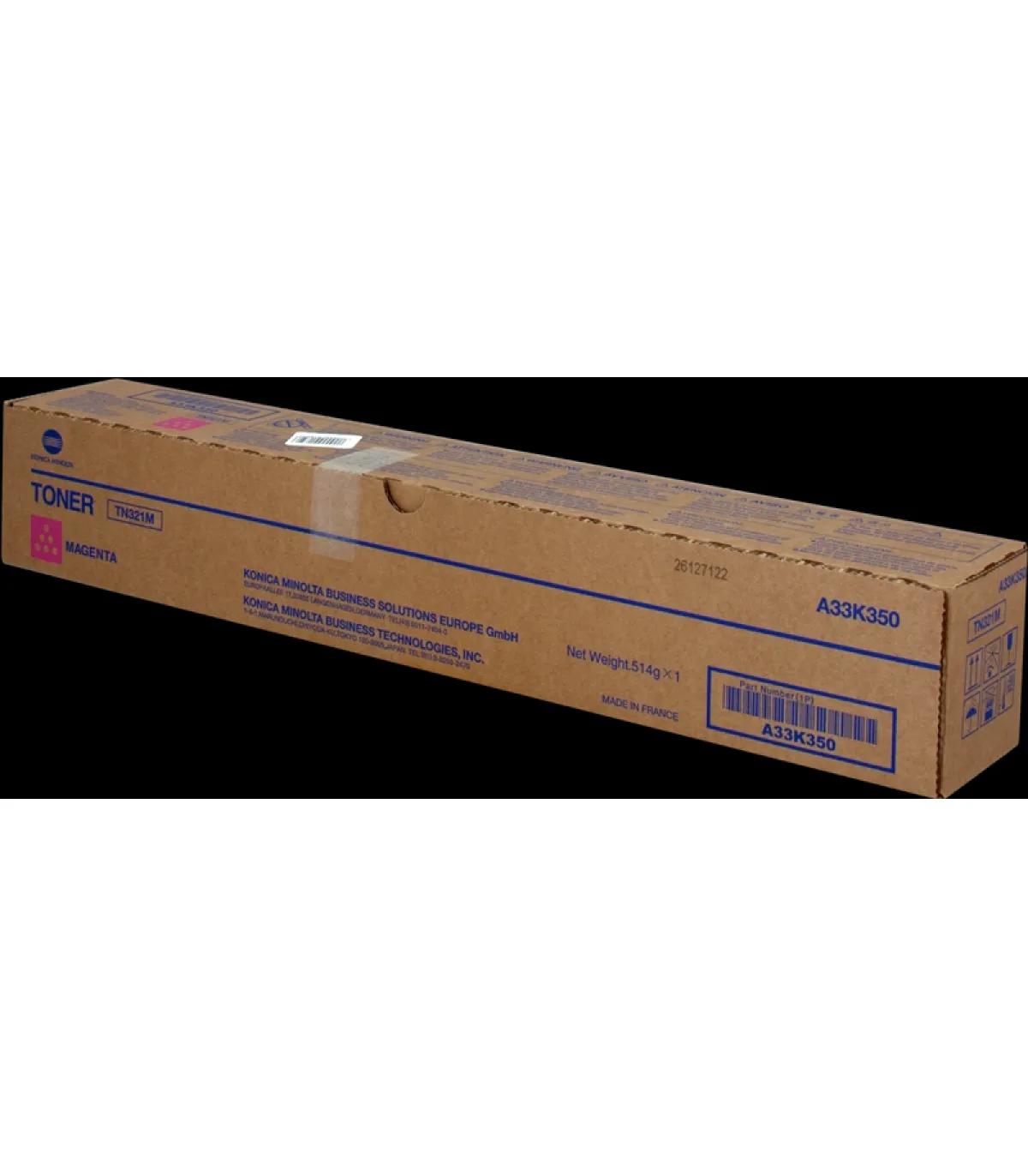 Konica Minolta TN321 Magenta Cartucho de Toner Original - TN321M/A33K350