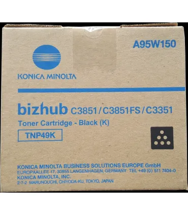 Konica Minolta TNP49 Negro Cartucho de Toner Original - TNP49K/A95W150