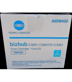 Konica Minolta TNP49 Cyan Cartucho de Toner Original - TNP49C/A95W450