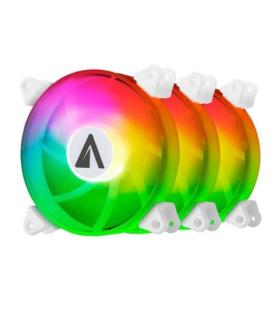 Abysm Gaming Arclight Pack de 3 Ventiladores 120mm con Iluminacion ARGB - Velocidad Max. 1500rpm - Incluye Controlador y Mando..