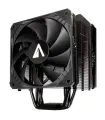 Abysm Gaming Snow IV Ventilador CPU 120mm con Disipador 4 Heatpipes - Velocidad Max. 1600rpm - Color Negro