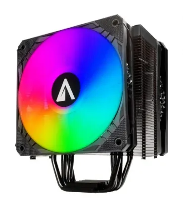 Abysm Gaming Snow IV ARGB Ventilador CPU 120mm con Disipador 4 Heatpipes - Iluminacion ARGB - Velocidad Max. 1600rpm - Color Neg