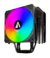 Abysm Gaming Snow IV ARGB Ventilador CPU 120mm con Disipador 4 Heatpipes - Iluminacion ARGB - Velocidad Max. 1600rpm - Color Neg